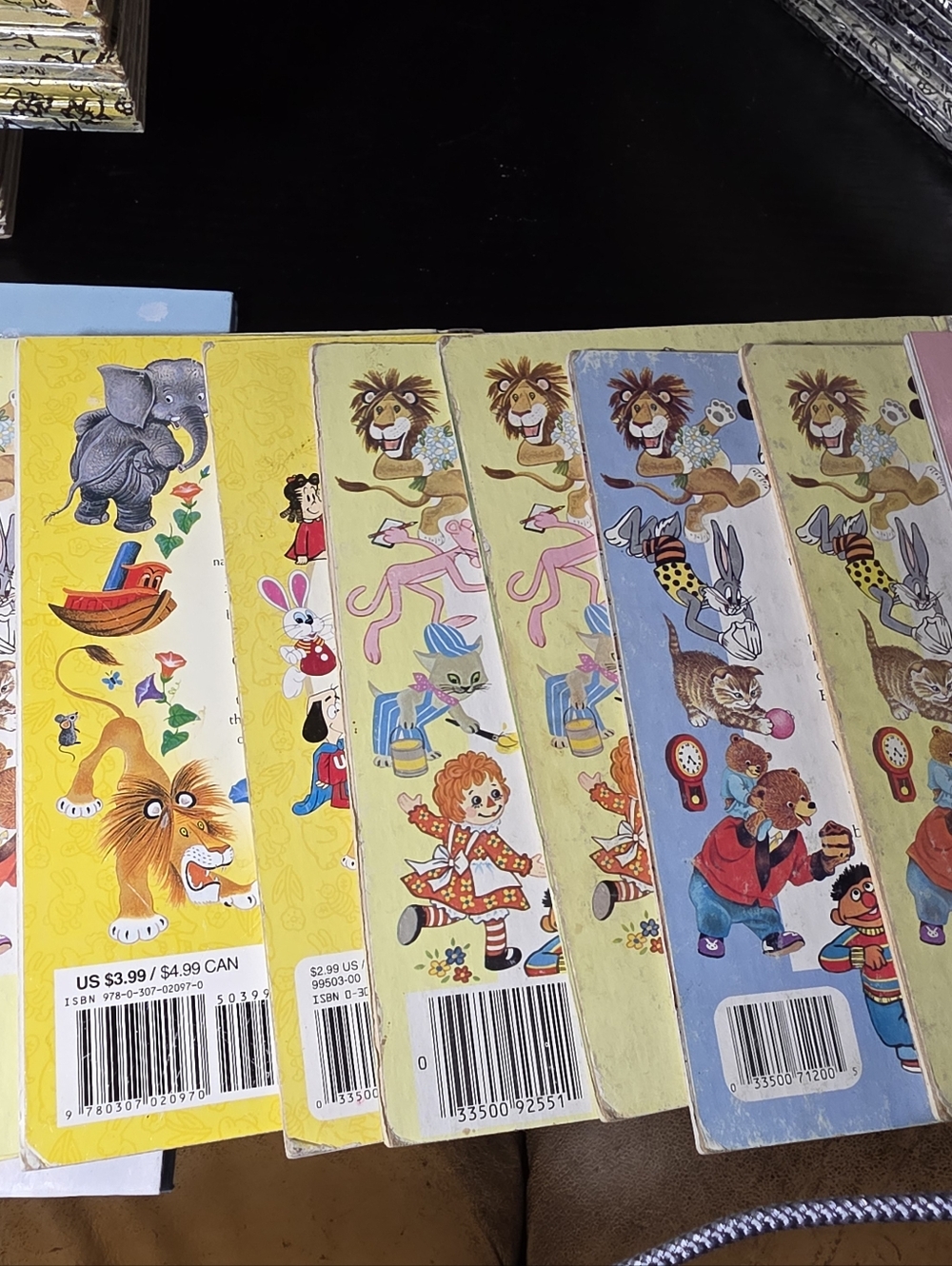10 Little Golden Books Lot Mixed Theme Tootle Big Bird Fire Engines Baby Sister - Picture 7 of 8